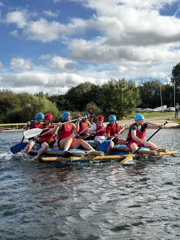Group listening to instructor