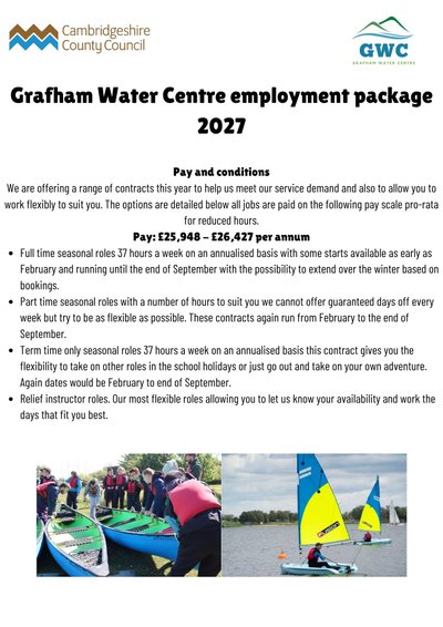 Grafham Water Centre Employment Package