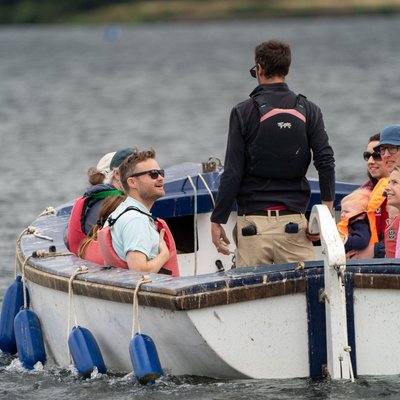 electric powerboat ride