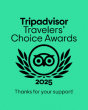 TripAdvisor 2025 Travellers' Choice award