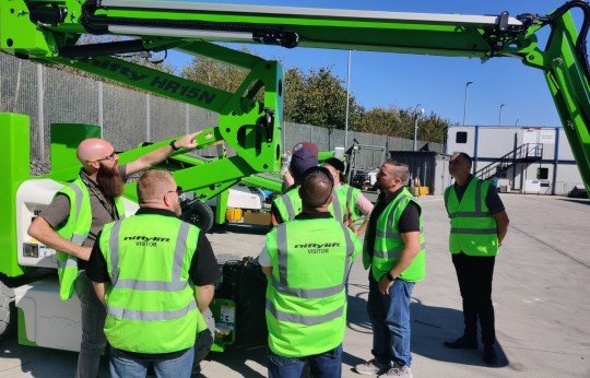 Training at Niftylift for Finnish Dealer