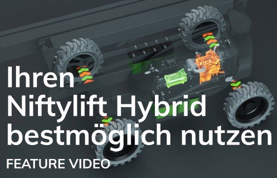 Ihren Niftylift Hybrid bestmöglich nutzen