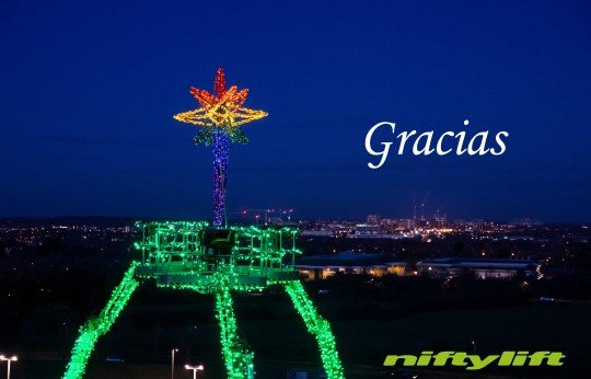 'Gracias' a los trabajadores clave de Niftylift