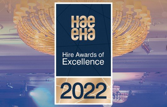 Shortlisted for Hire Awards of Excellence 2022