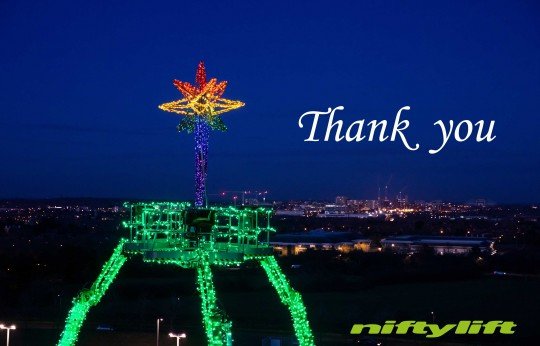 A Key Worker 'Thank You' from Niftylift