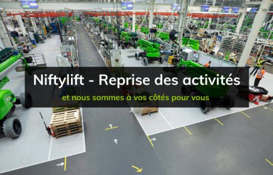 Niftylift reprend ses activit&eacute;s pour la relance de l'industrie