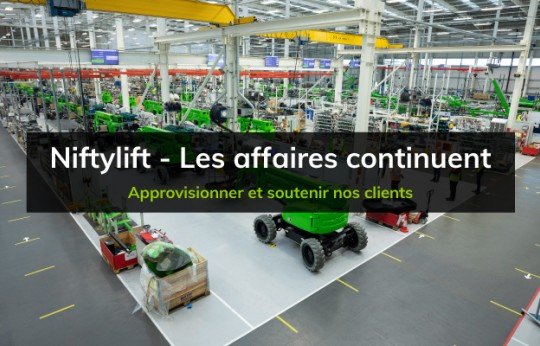 Niftylift - les affaires continuent