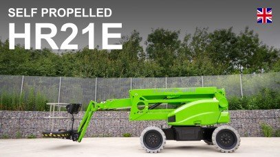 HR21E | All-Electric Boom Lift with 20.8m Working Height and 13m