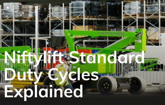 Uitleg over de Standard Duty Cycles van Niftylift