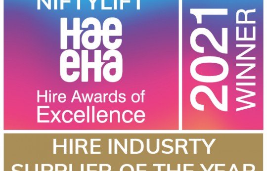 Niftylift Wins HAE Supplier of the Year 2021