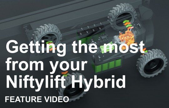 Getting the Most from your Niftylift Hybrid