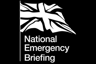 Event poster for The People’s Emergency Briefing