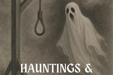 Event poster for Derby Uncovered – Hauntings and Hangings Walk