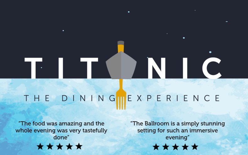 Titanic Dining Experience Event Artwork