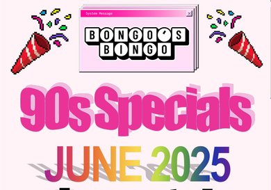 Menu image for Bongo's Bingo: 90s Special