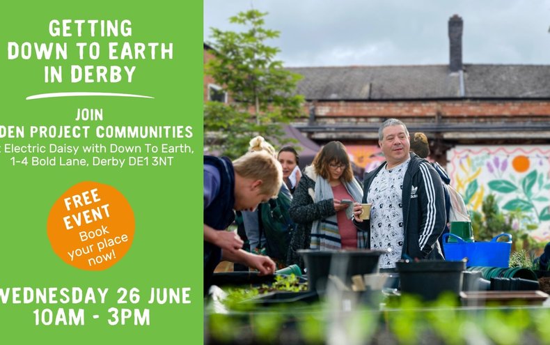 Getting Down to Earth in Derby event artwork