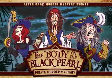 Menu image for The Body on the Black Pearl | Criminal Cabaret Dinner