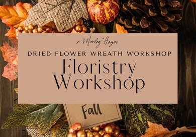 Menu image for Dried Flower Wreath Workshop