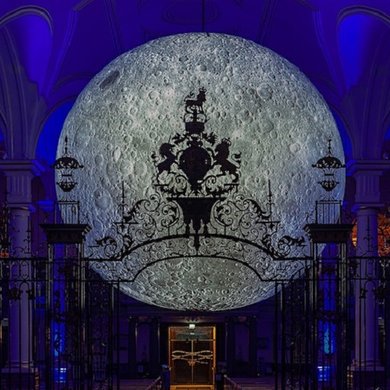 Museum of Moon at Derby Cathedral
