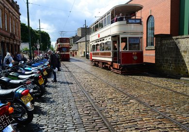 Menu image for Classic Motorcycle Day at Crich Tramway Village