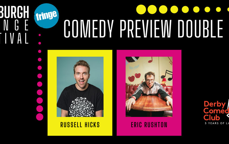 Edinburgh Fringe Festival Comedy Preview Double Bill Headliners event artwork