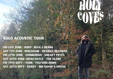 Menu image for Scott Marsden (Holy Coves) live at Mr Shaws House