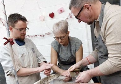 Menu image for Valentine's ‘Ghost’ Pottery Throwing Experience