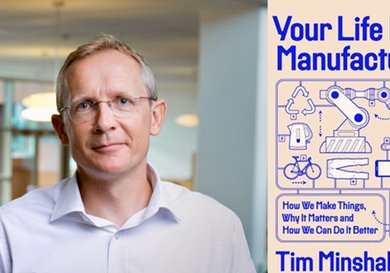 Menu image for Tim Minshall: Your Life Is Manufactured - Part of Summer Derby Book Festival