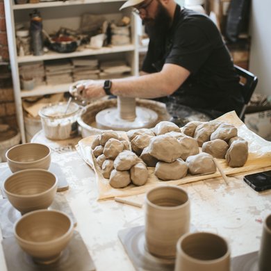 Ceramist at Banks Mill
