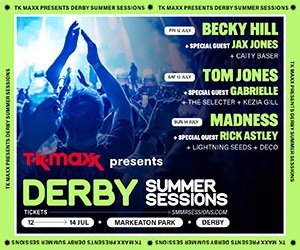 Advert : Derby Summer Sessions MPU What's on Drop Down