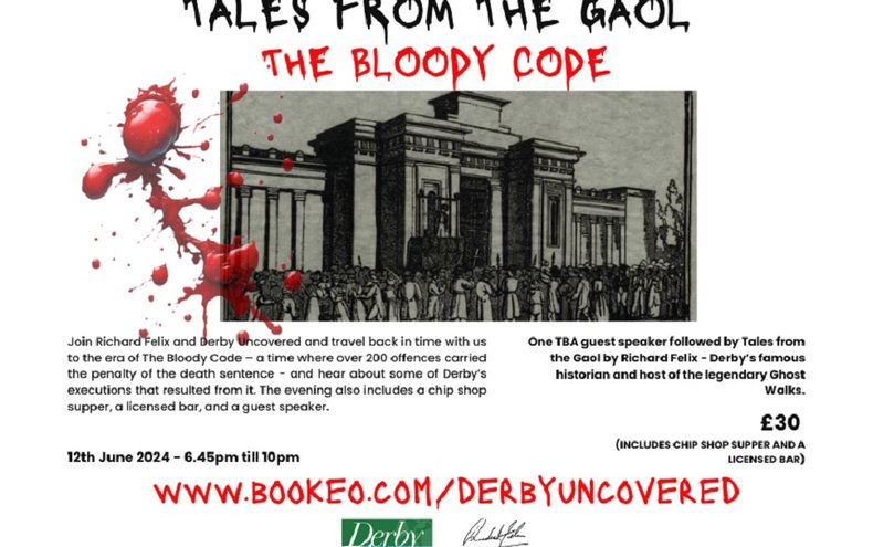 Tales from the Gaol The Bloody Code event artwork