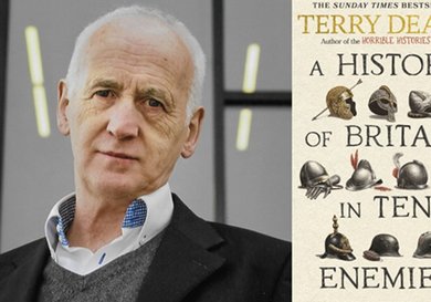 Menu image for Terry Deary: A History of Britain In Ten Enemies - Part of Summer Derby Book Festival