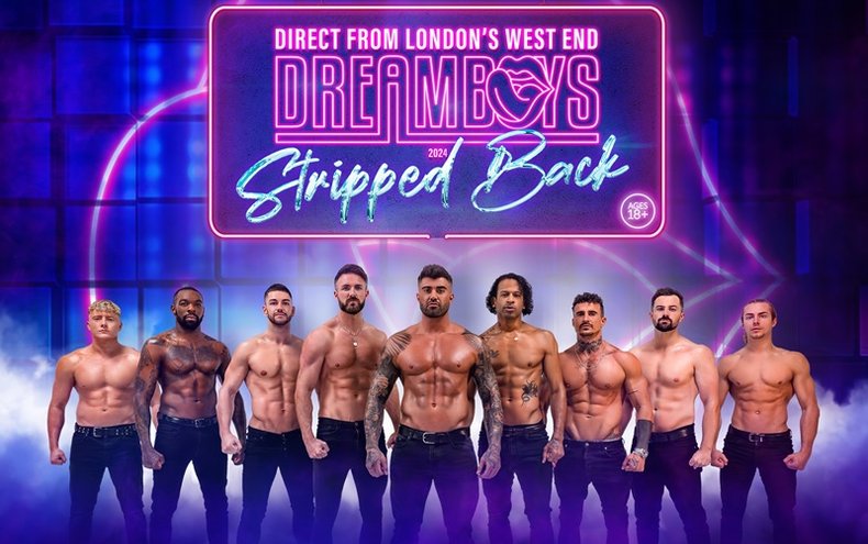 Dreamboys Stripped Back performers event artwork