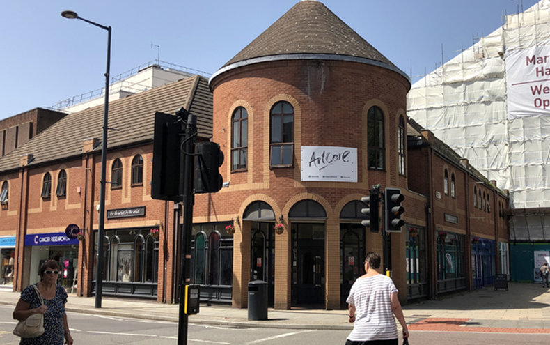 Exterior of Artcore Gallery