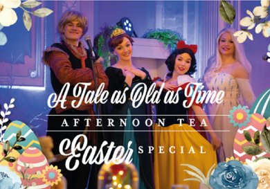Menu image for Tales as Old as Time Afternoon Tea Easter Special