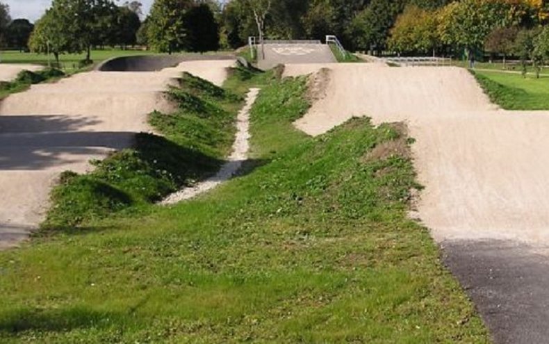 BMX tracks at Alvaston Park