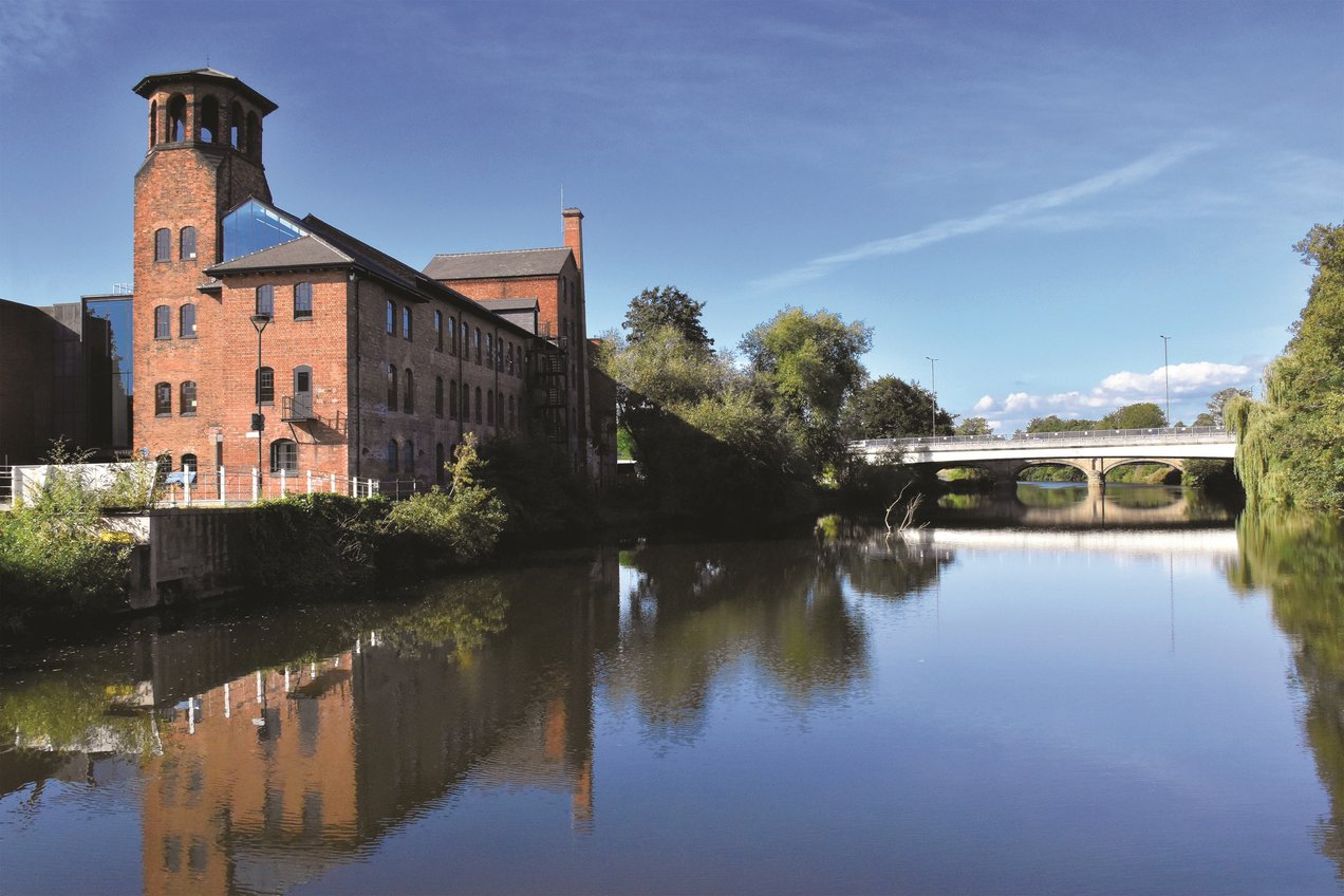Image Credit: Derby Museums View of Museum of Making and the River Derwent