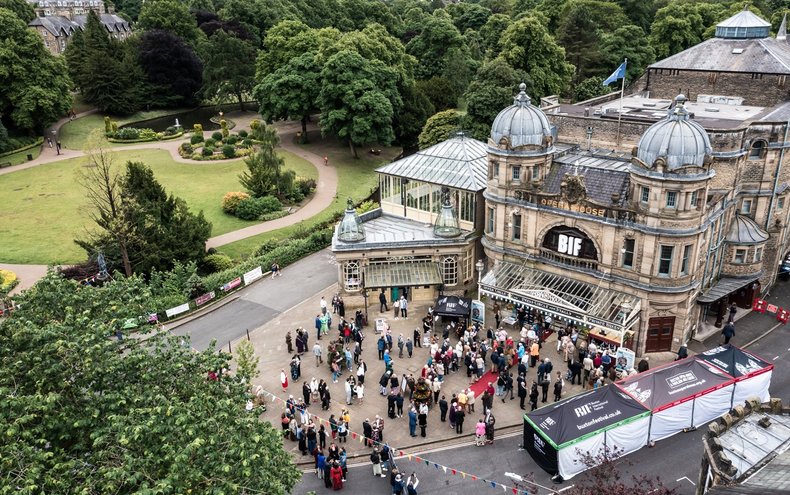 Aerial view of Buxton International Festival