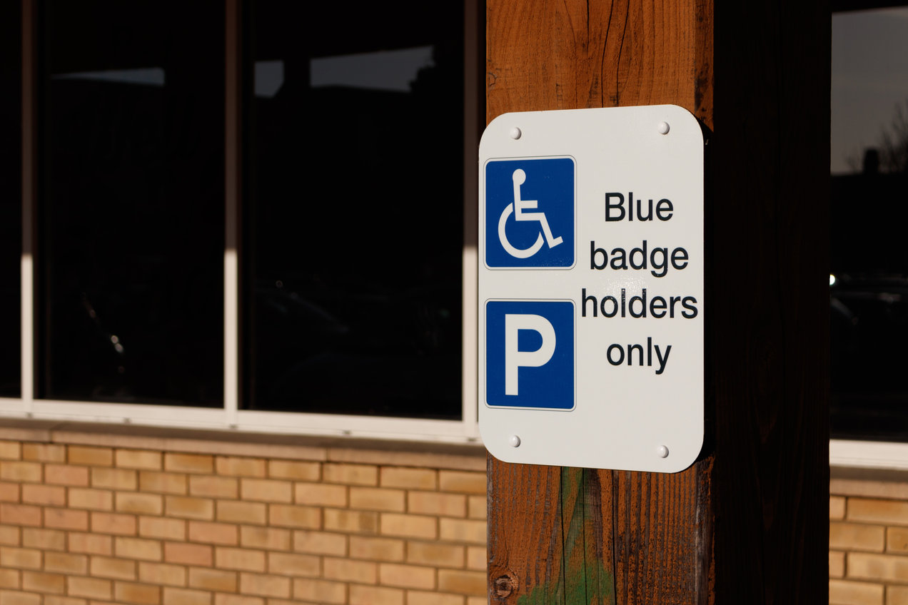 Blue Badge Holders signage