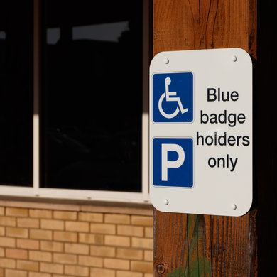 Blue Badge Holders signage