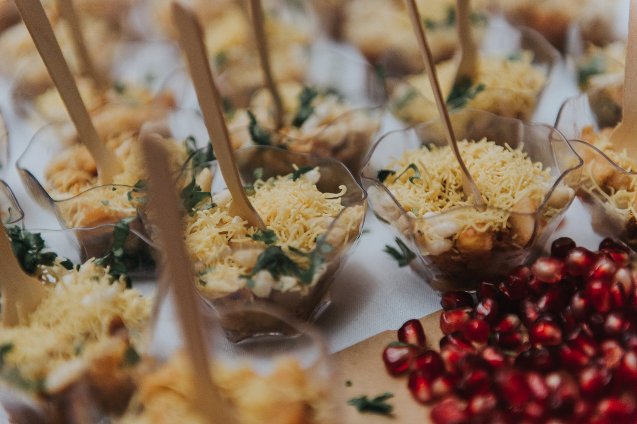 Image credit: Averill Photography Close up of hors d'oeuvre