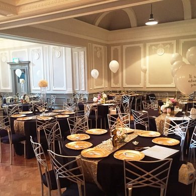 The Old Bell Hotel Wedding Reception Decor