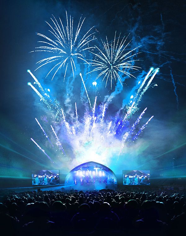 Darley Park concert fireworks