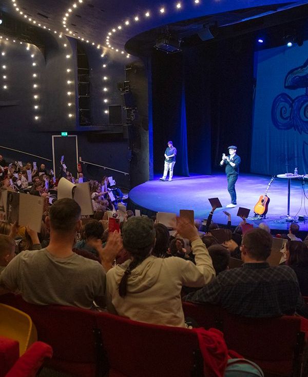 A large crowd at Derby Book Festival