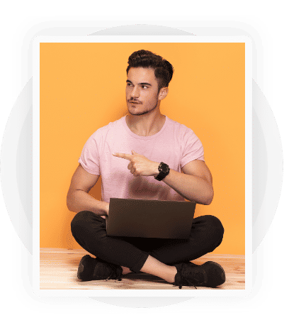 A millennial enjoying music on a tab with reliable internet connection