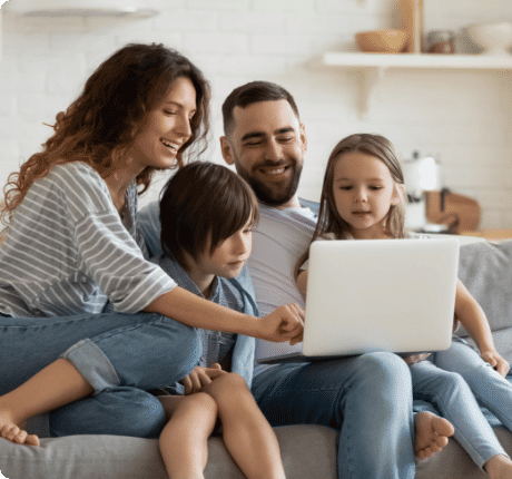 Modem transmitting to child's tablet
