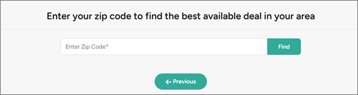 asked to enter his zip code