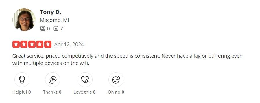 second fidium fiber customer review