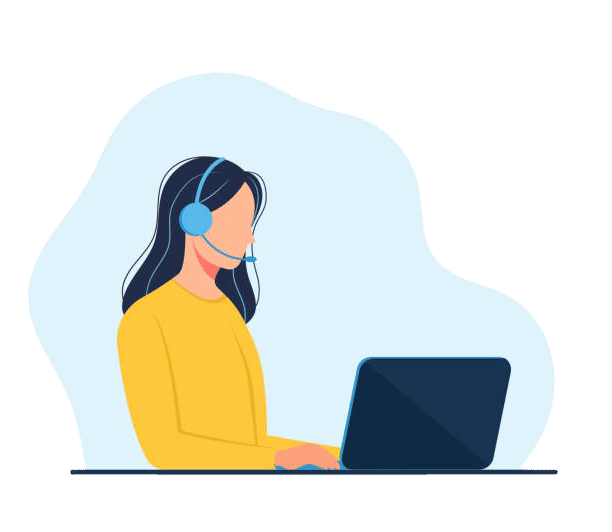 Girl using Laptop