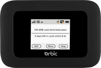 Orbic Speed 5G UW Mobile Hotspot